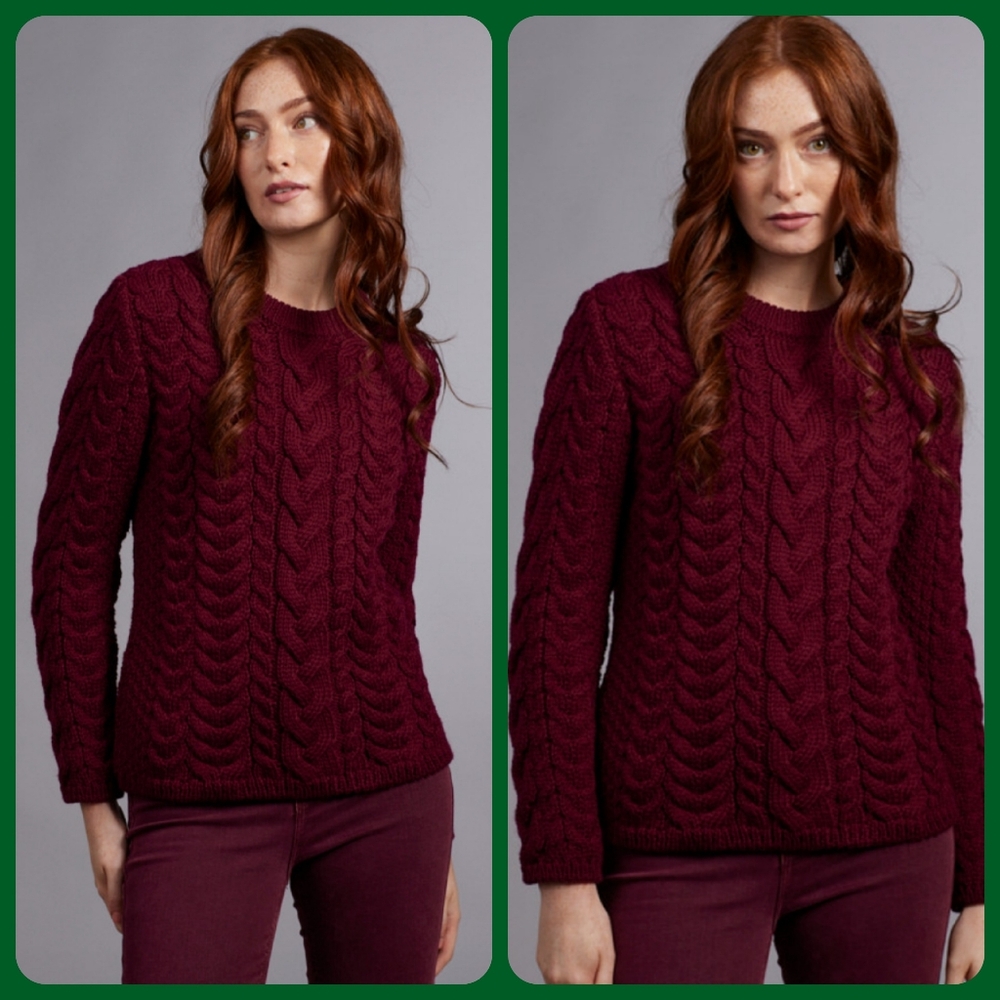 Aran Cable Crew Sweater